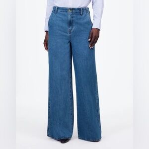 Madewell Wide Sweep Trouser Wide Leg Jeans size 27